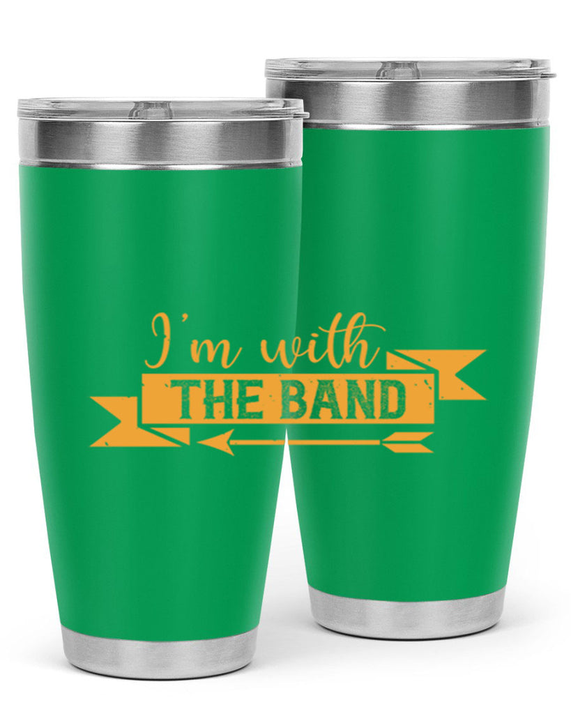 i’m with the band 58#- mardi gras- Tumbler