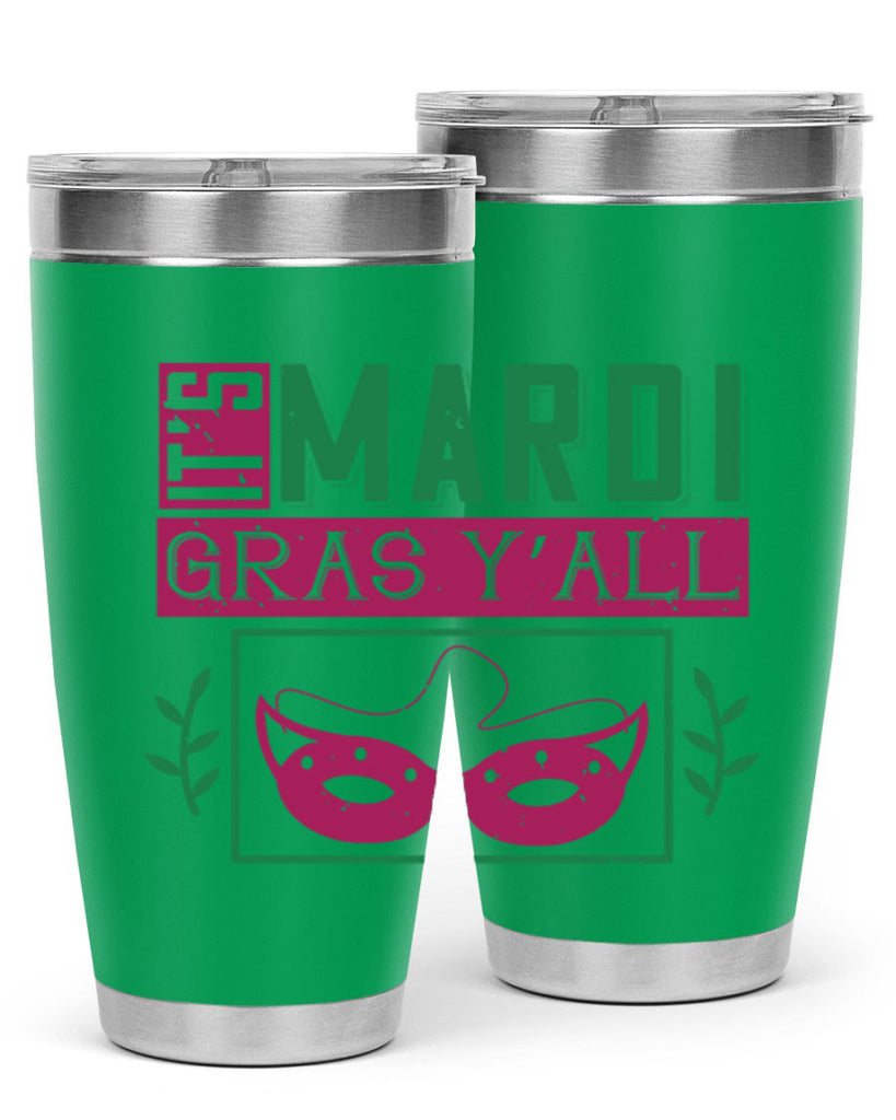 it’s mardi gras y’all 60#- mardi gras- Tumbler