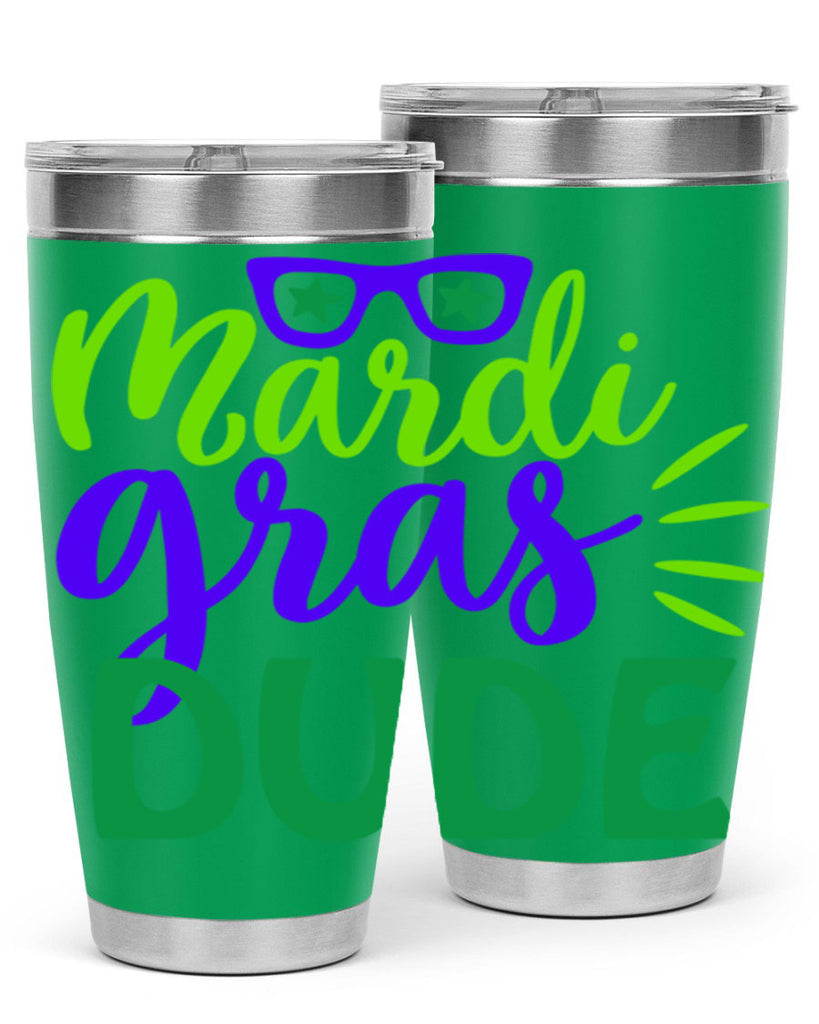 mardi gras dude 10#- mardi gras- Tumbler