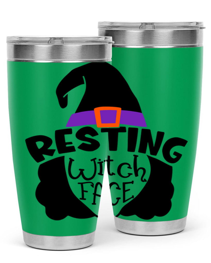 resting witch face 28#- halloween- Tumbler