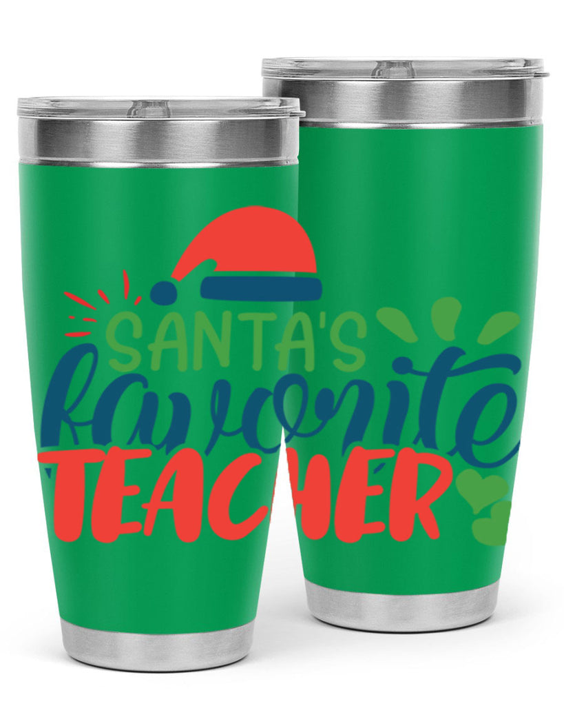 santas favorite teacher Style 151#- teacher- tumbler
