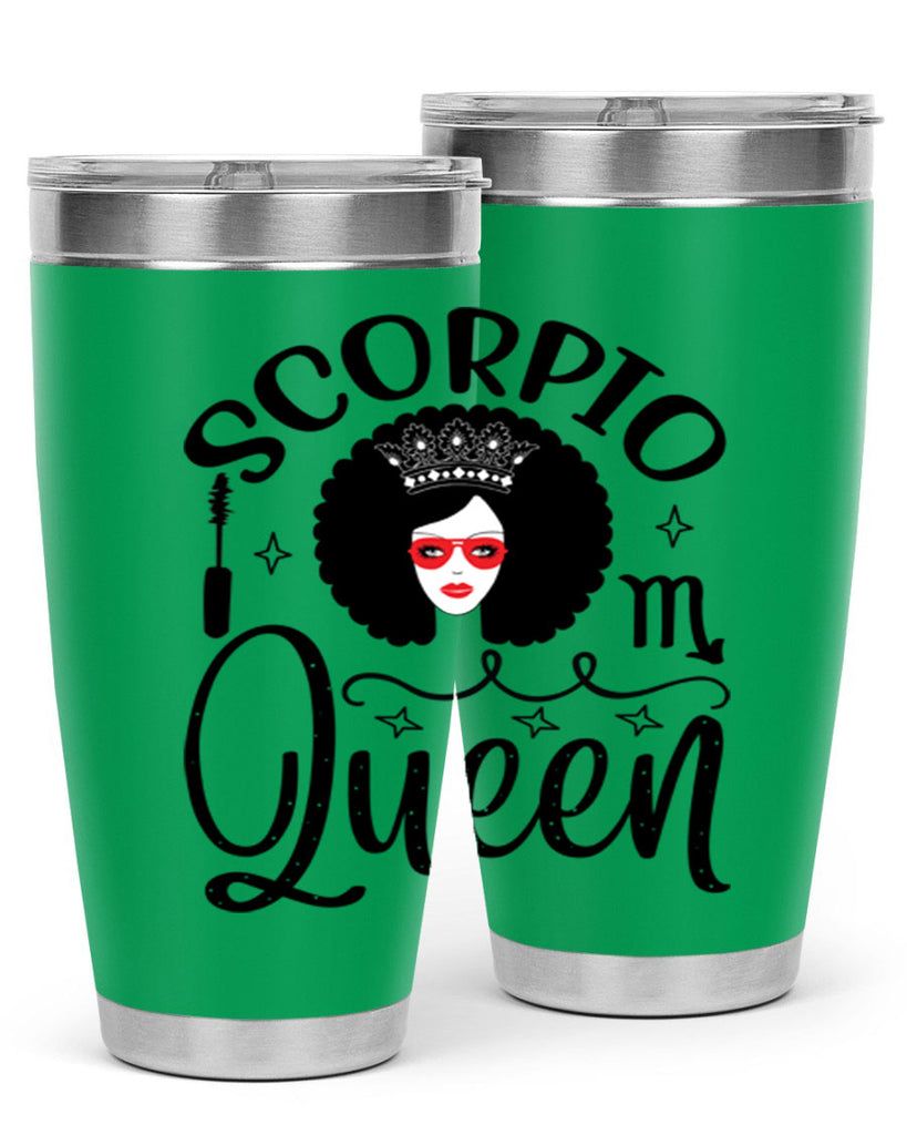 scorpio queen 448#- zodiac- Tumbler