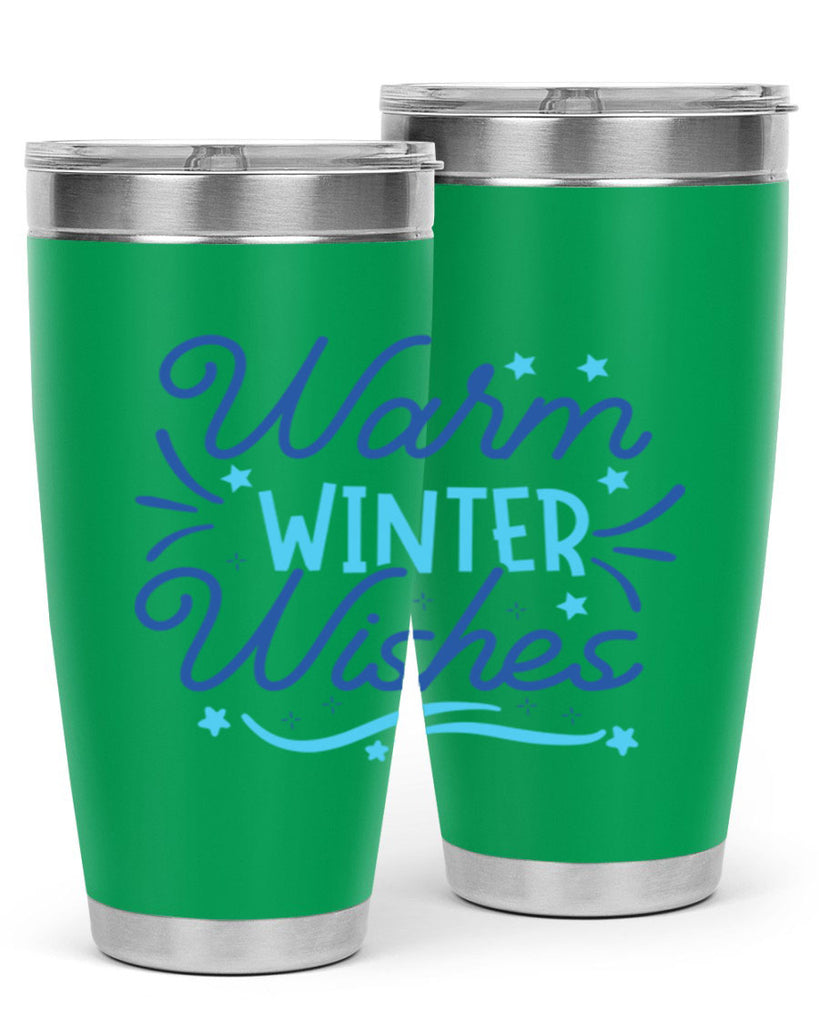 warm winter wishes 457#- winter- Tumbler