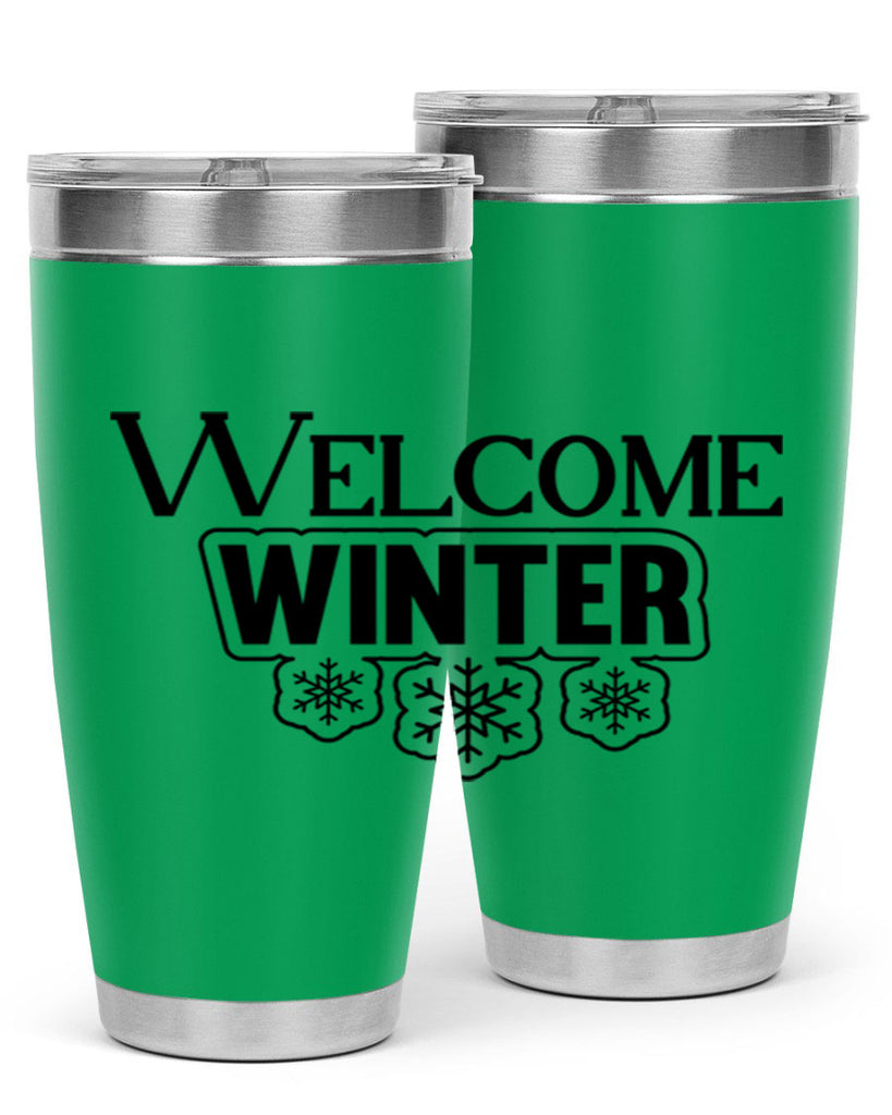 welcome winter 474#- winter- Tumbler