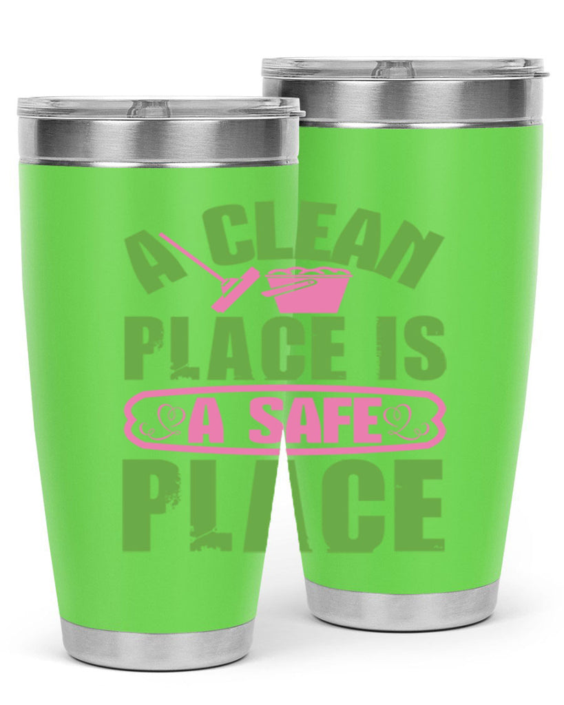 A clean place is a safe place Style 50#- cleaner- Cotton Tank
