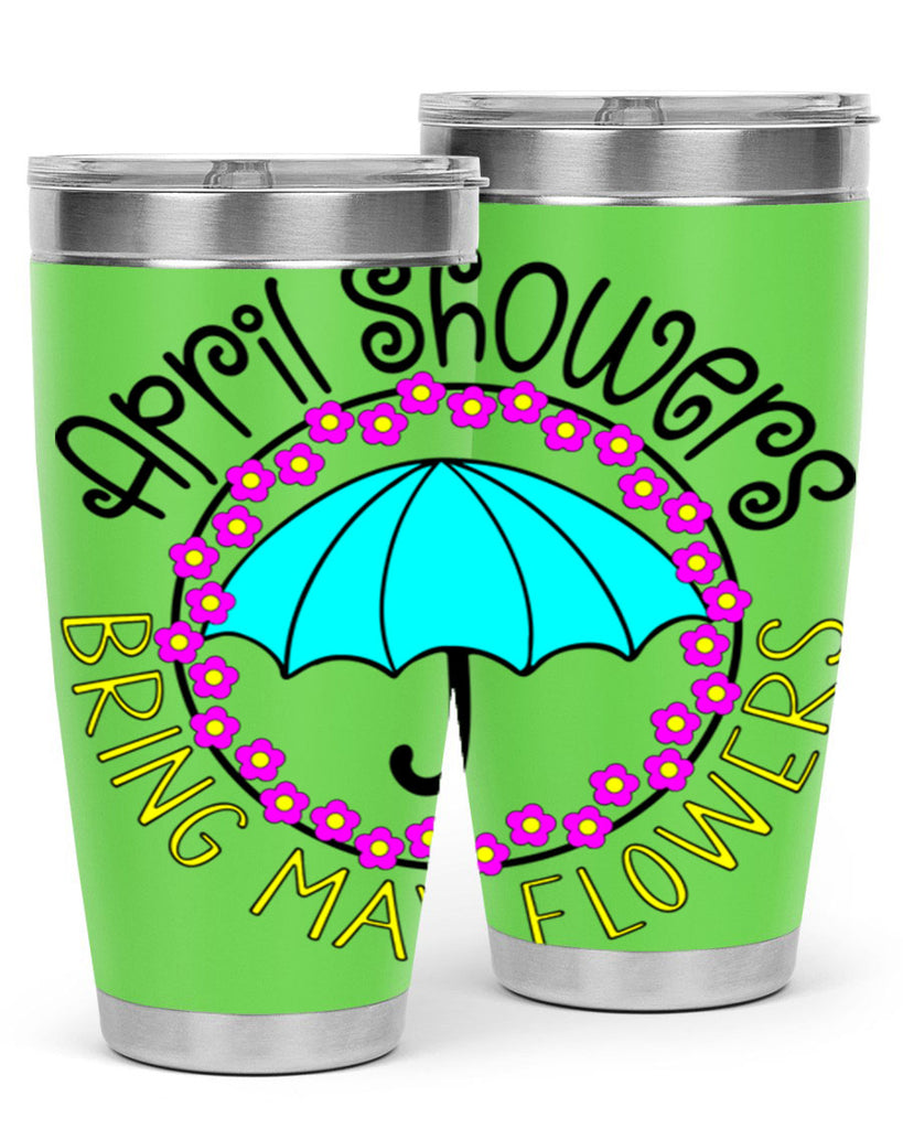 April showers21#- spring- Tumbler