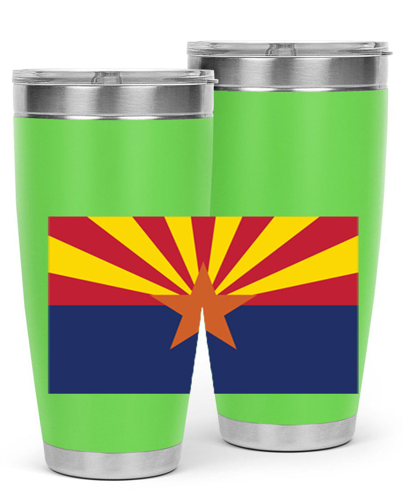 Arizona 49#- Us Flags- Tumbler