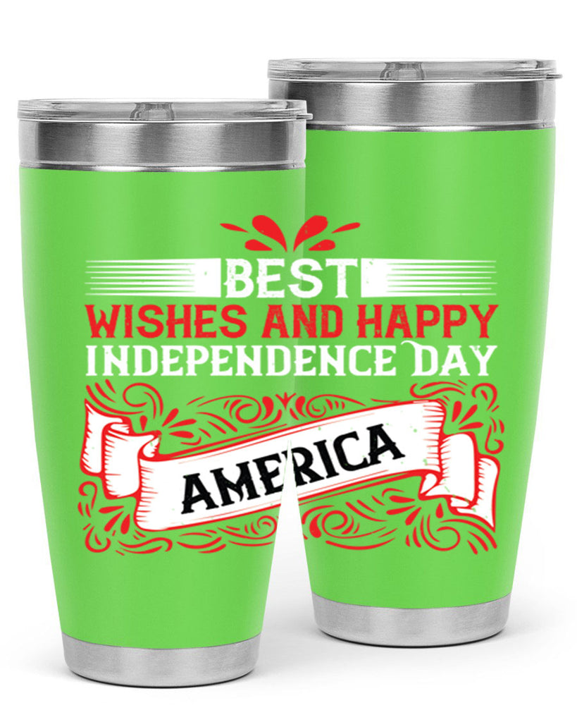 Best wishes and happy Independence Day america Style 86#- Fourt Of July- Tumbler