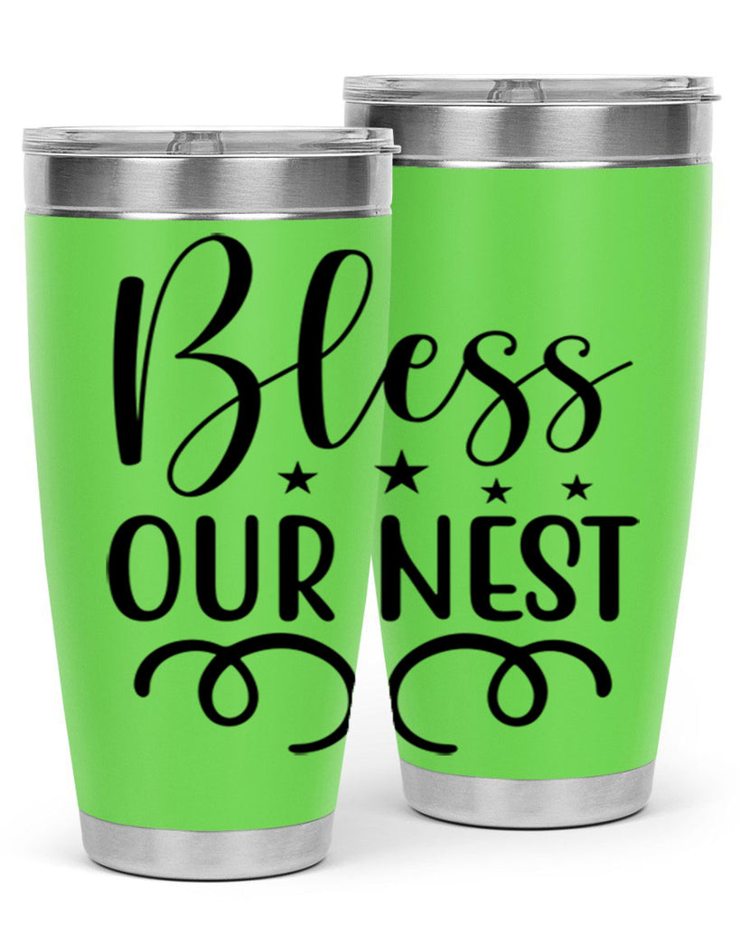 Bless Our Nest 50#- spring- Tumbler