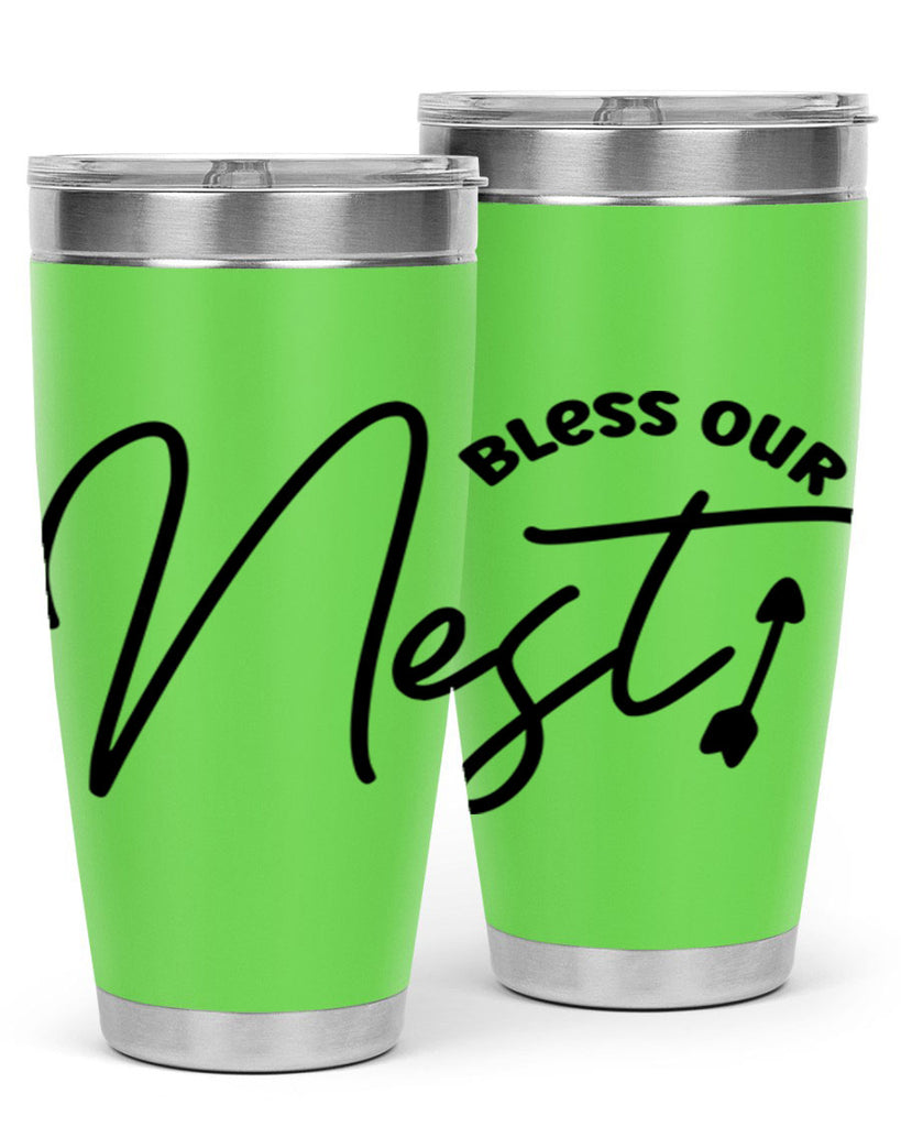 Bless Our Nest55#- spring- Tumbler