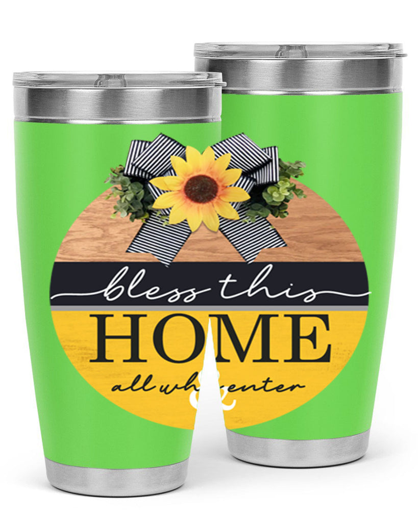 Bless this Home and all Mockup56#- spring- Tumbler