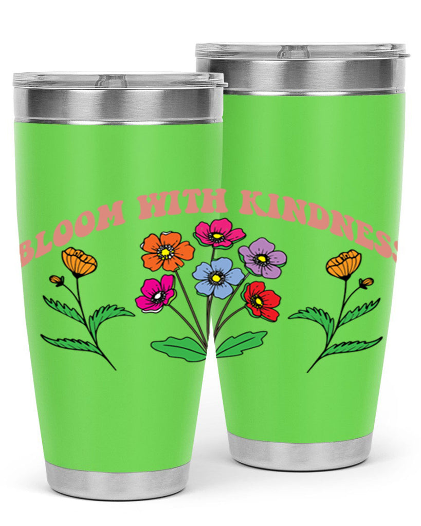Bloom with Kindness  92#- spring- Tumbler