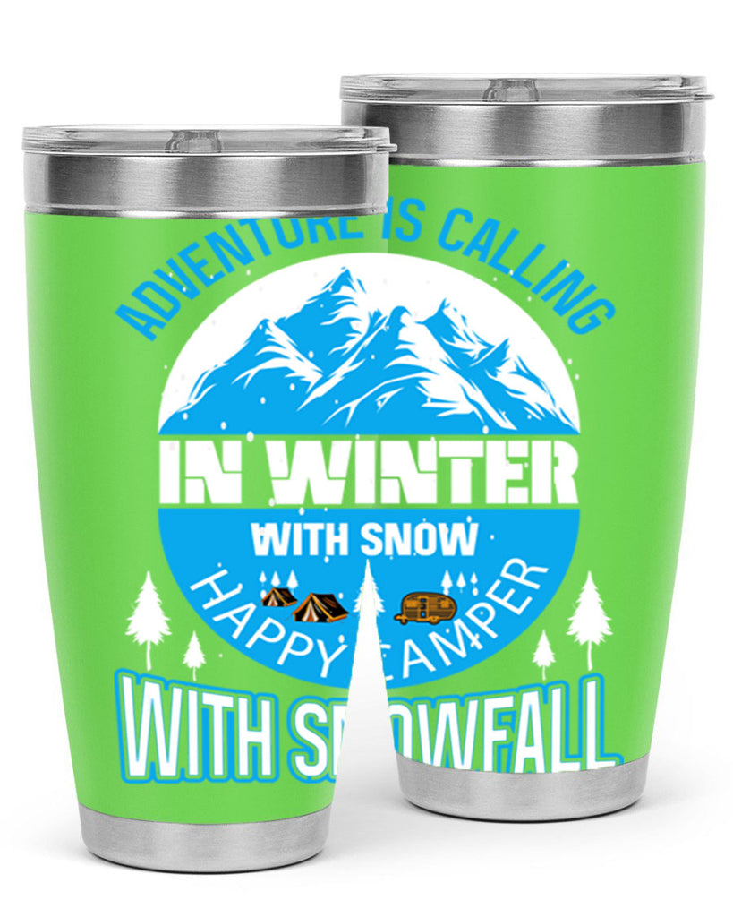 Camping Winter 39#- winter- Tumbler