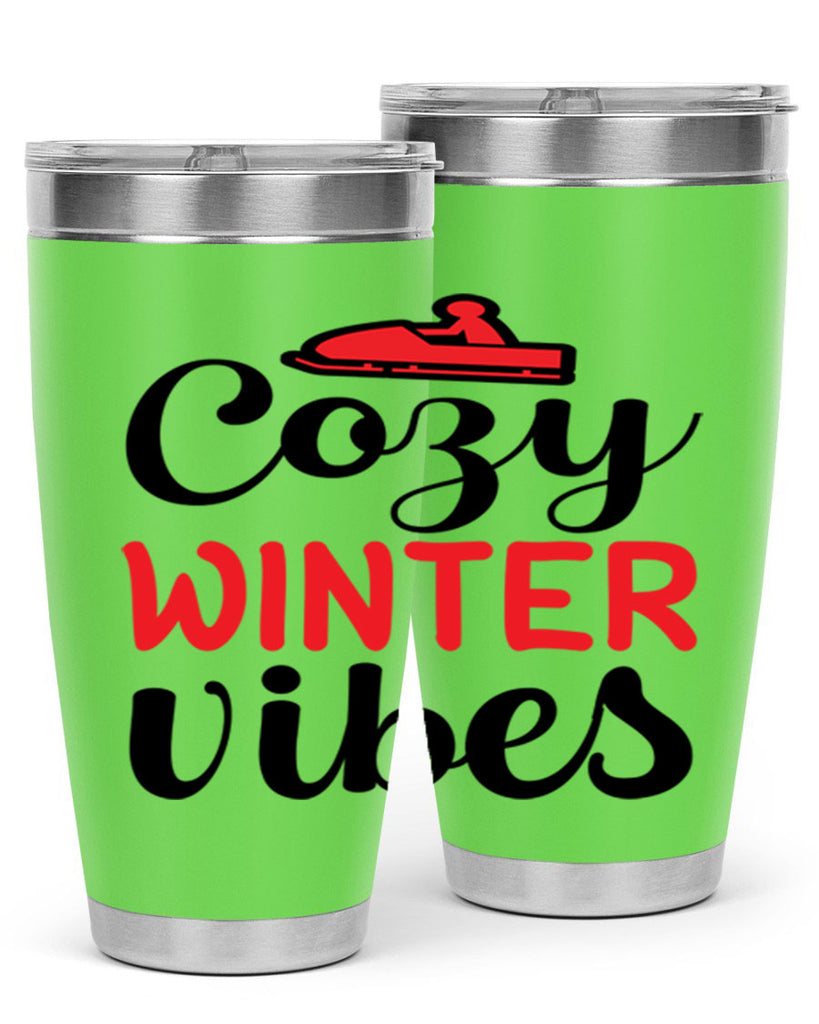 Cozy winter vibes 68#- winter- Tumbler