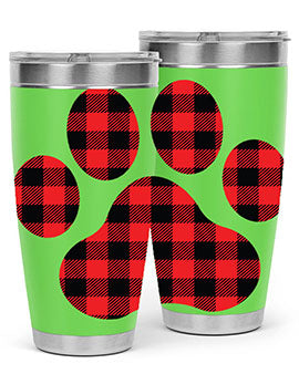 Dog Paw Style 94#- dog- Tumbler