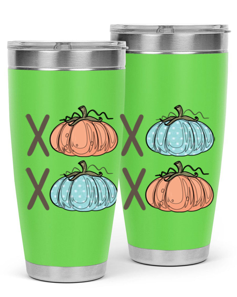 Fall Pumpkin XOXO 129#- fall- Tumbler
