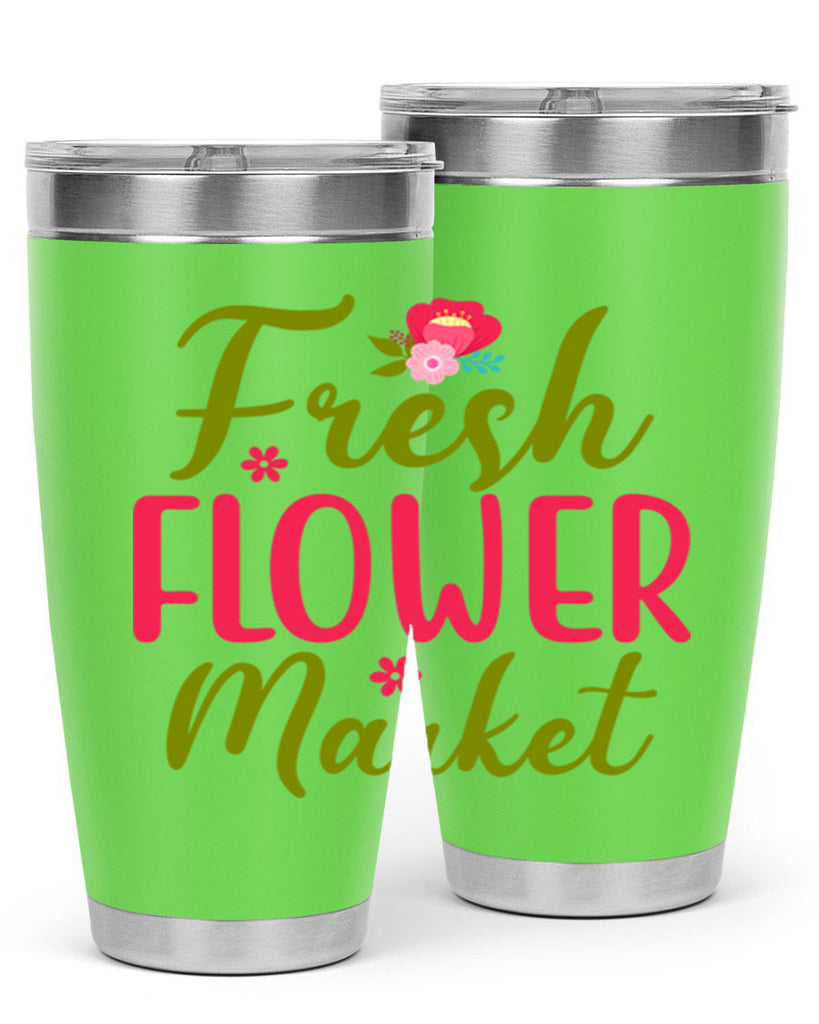 Fresh Flower Market 144#- spring- Tumbler