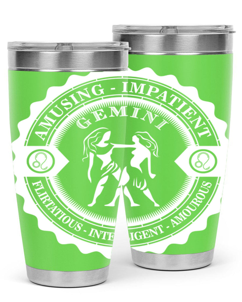 Gemini 12#- zodiac- Tumbler