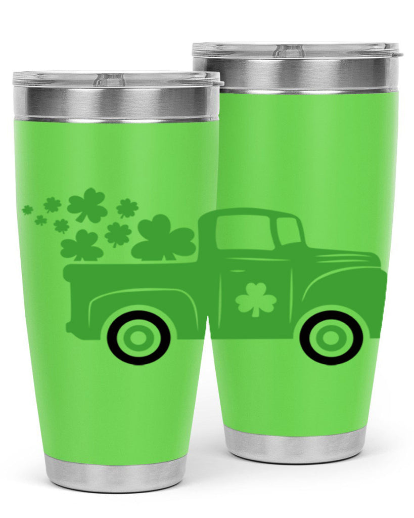 Green Truck Style 97#- St Patricks Day- Tumbler