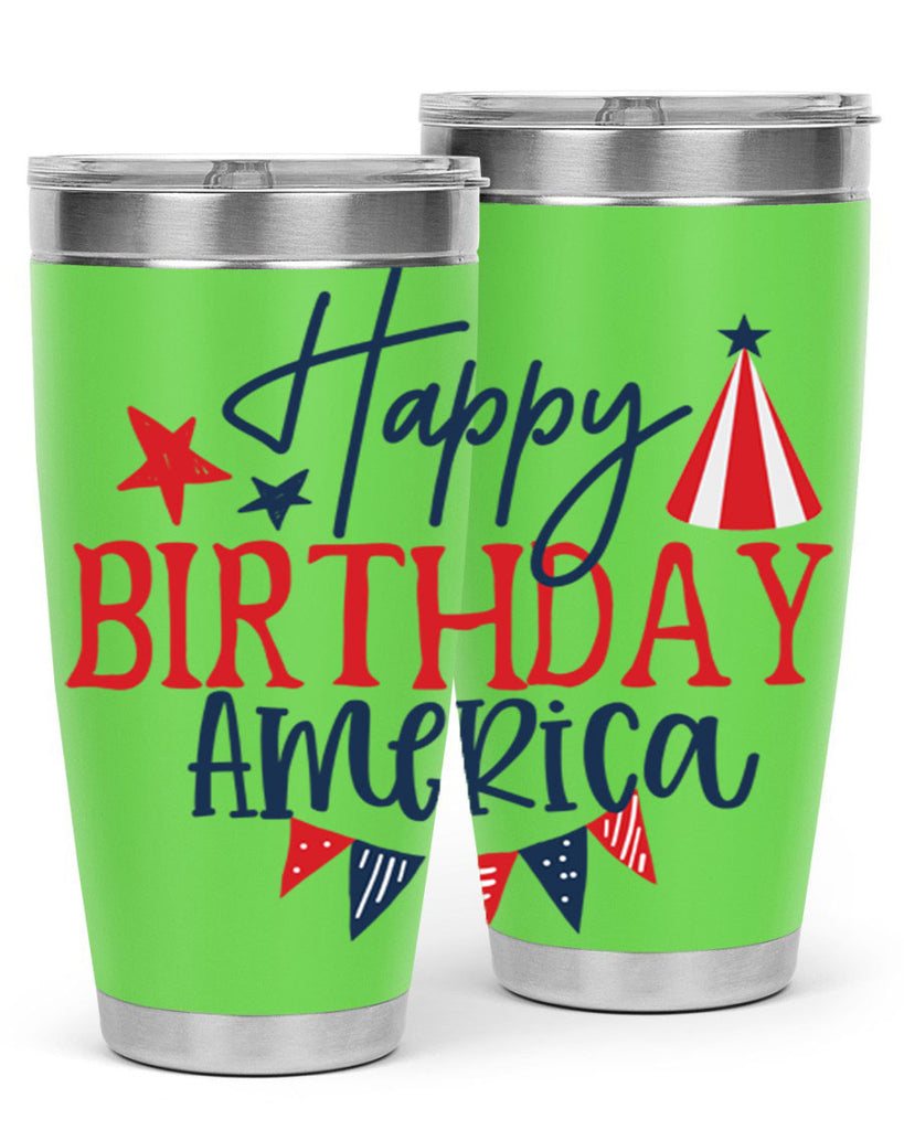 Happy Birthday america Style 30#- Fourt Of July- Tumbler