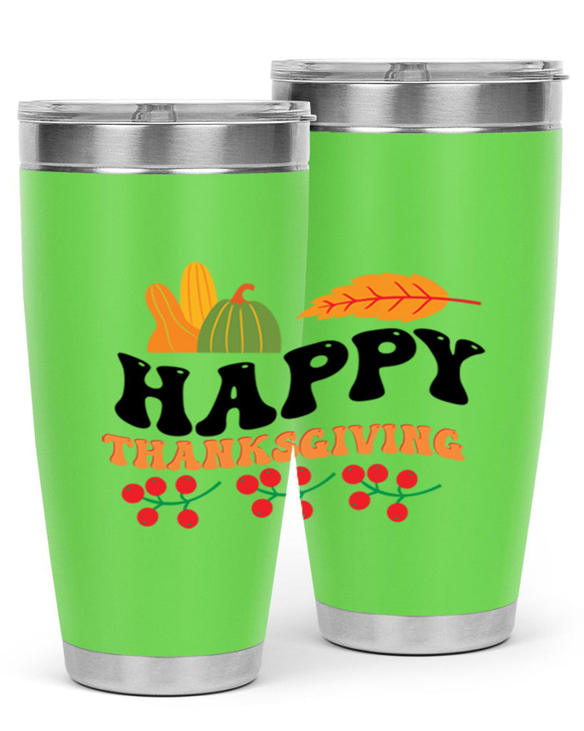 Happy Thanksgiving 251#- fall- Tumbler