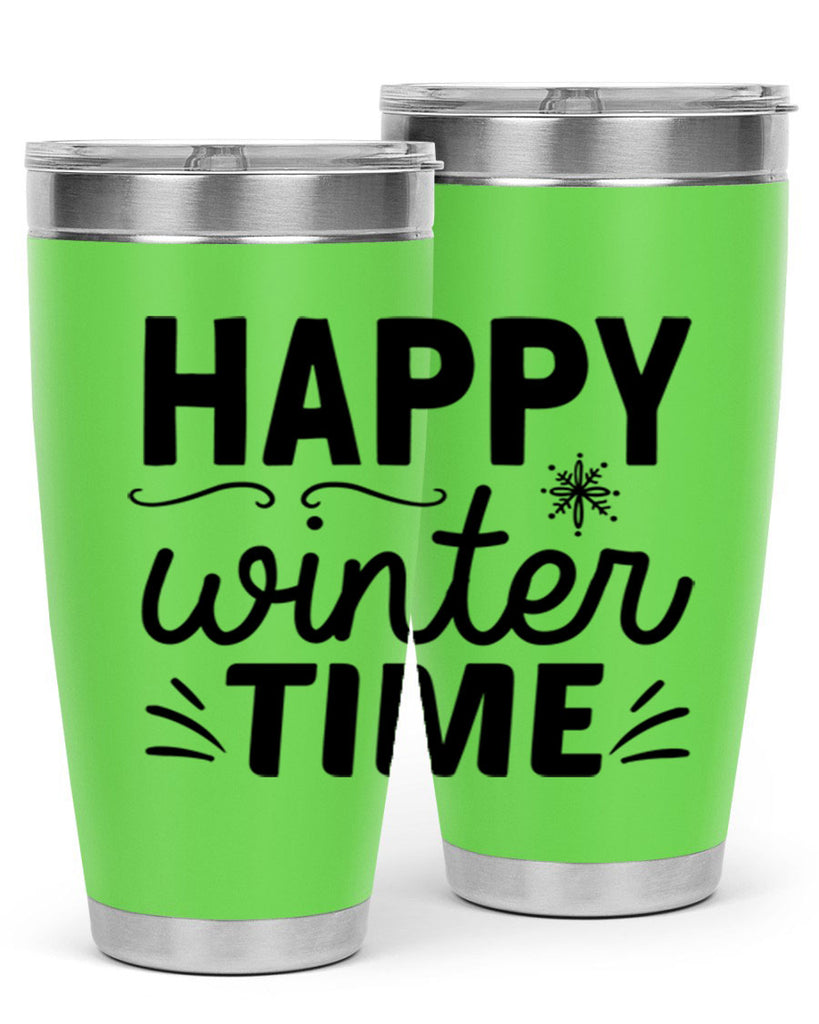 Happy Winter Time134#- winter- Tumbler