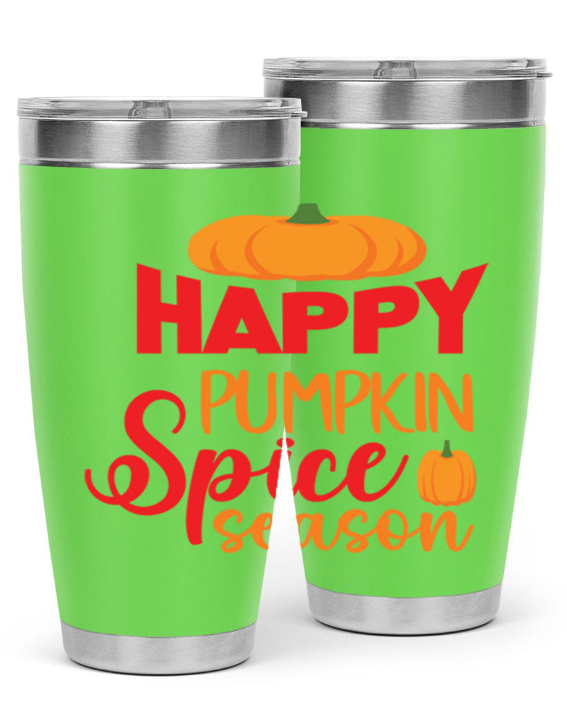 HappyPumpkinSpiceSeason 259#- fall- Tumbler