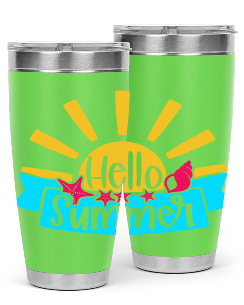 Hello Summer Style 38#- summer- Tumbler