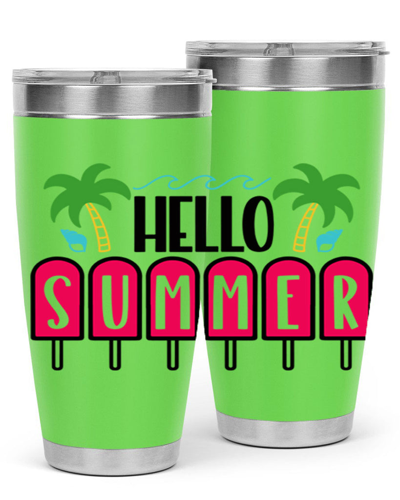 Hello Summer Style 39#- summer- Tumbler