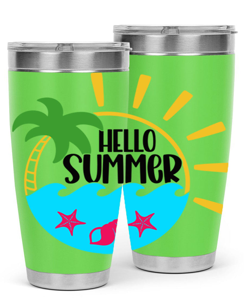 Hello Summer Style 40#- summer- Tumbler