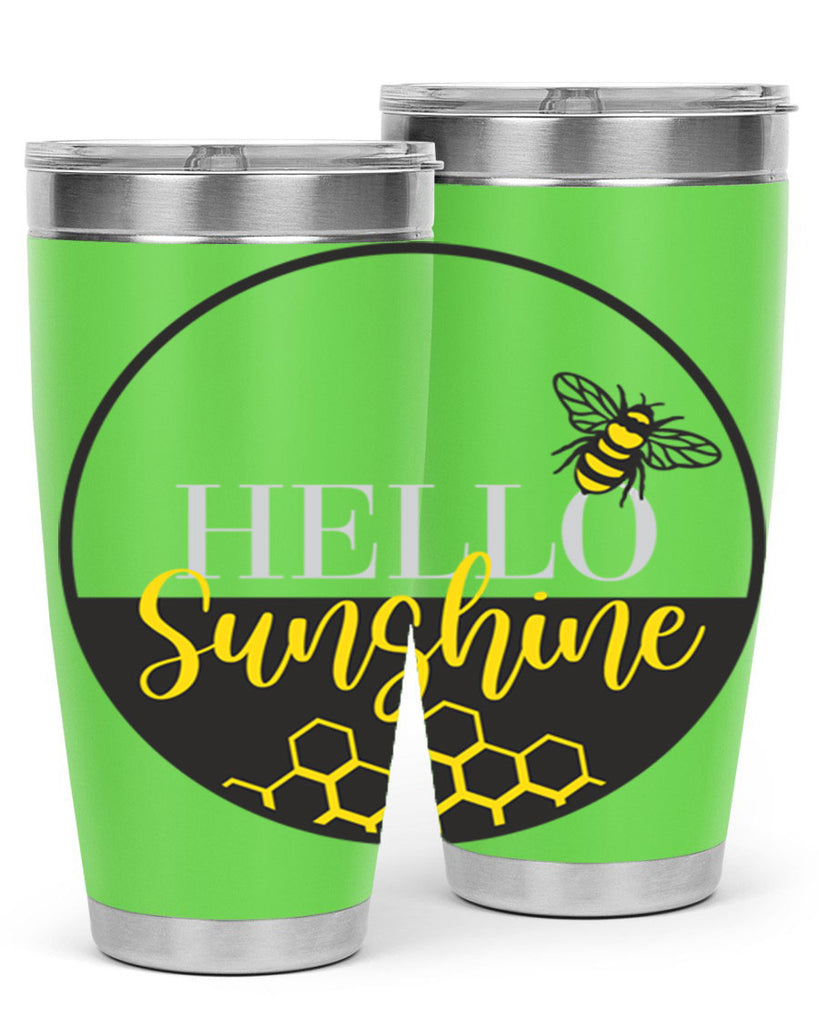 Hello Sunshine and bee216#- spring- Tumbler