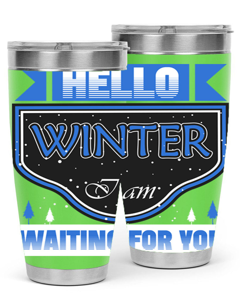 Hello Winter 164#- winter- Tumbler