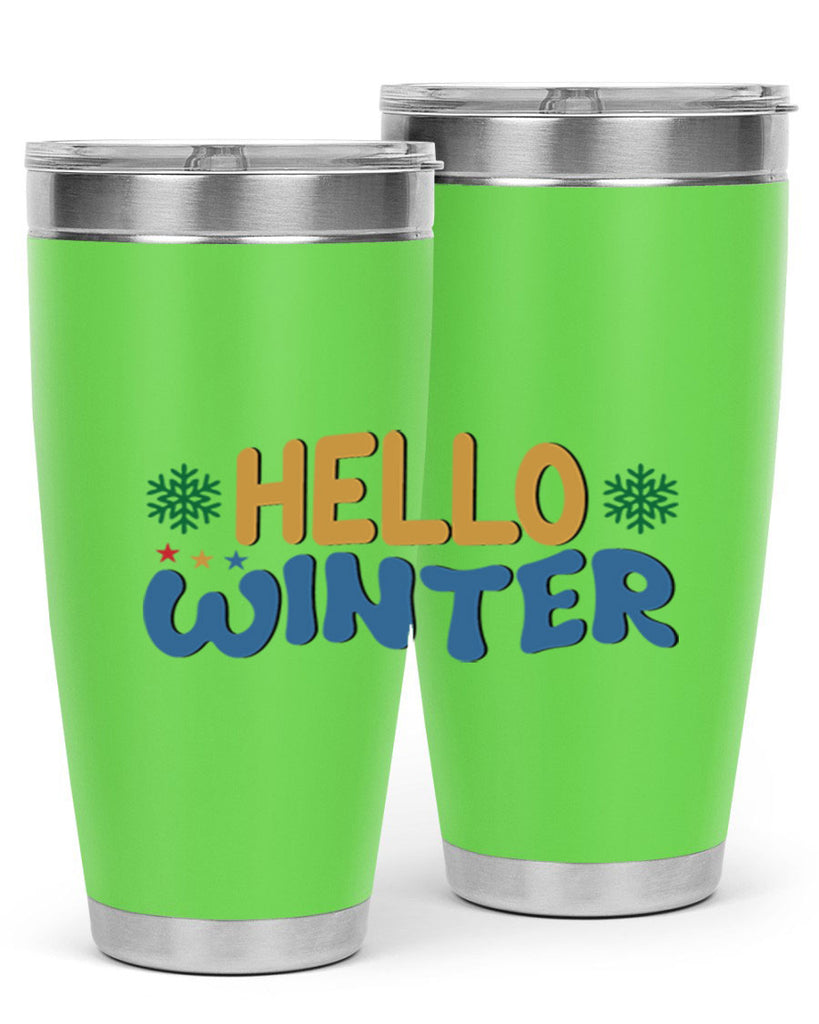 Hello Winter 181#- winter- Tumbler