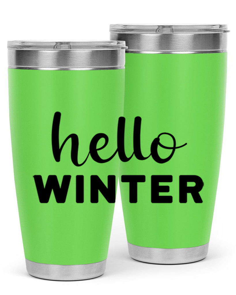 Hello Winter 186#- winter- Tumbler