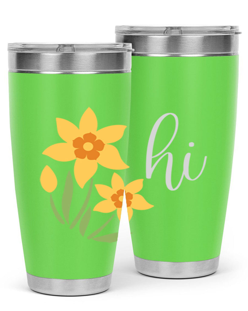Hi daffodil flower236#- spring- Tumbler