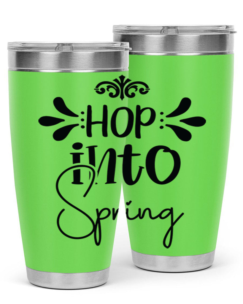 Hop into Spring 247#- spring- Tumbler