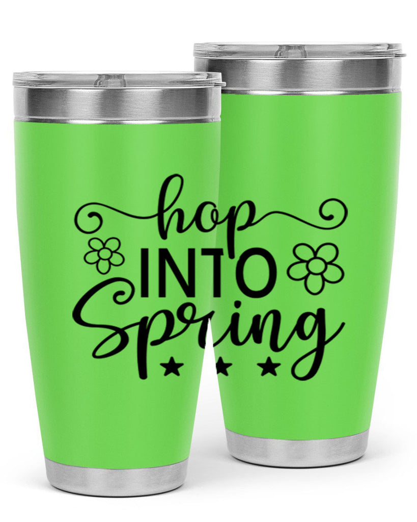 Hop into spring  252#- spring- Tumbler