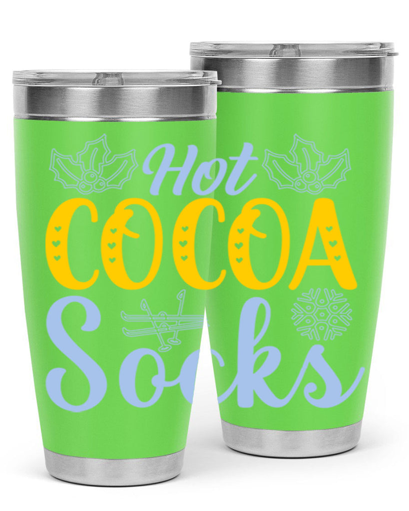 Hot cocoa socks211#- winter- Tumbler