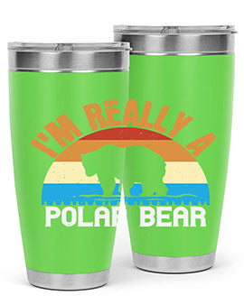 I'm Really A Polar Bear 38#- Bears- Tumbler