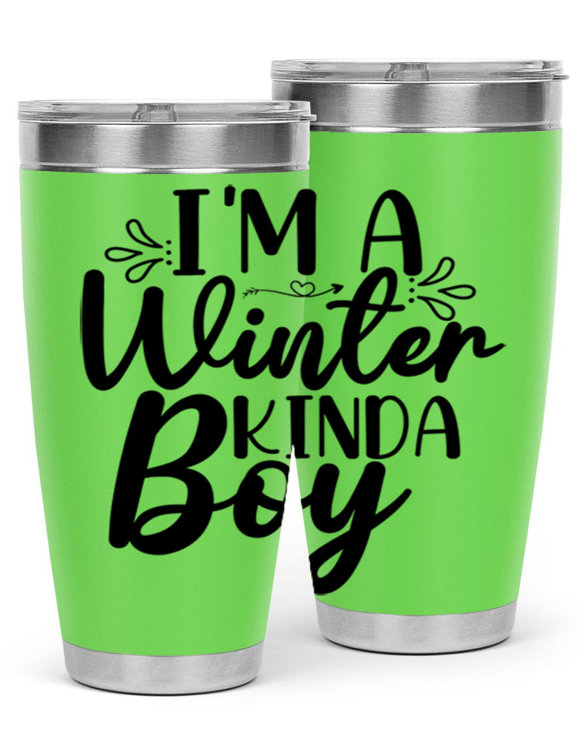 Im A Winter Kinda Boy 238#- winter- Tumbler