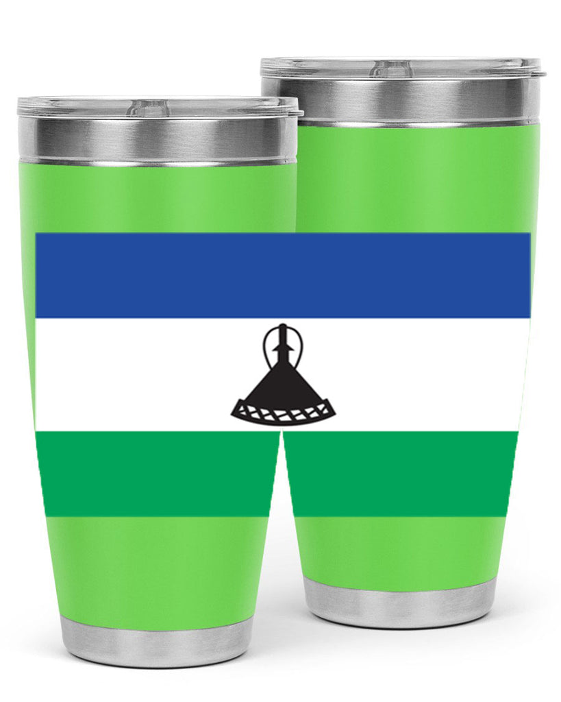 Lesotho 102#- world flags- Tumbler