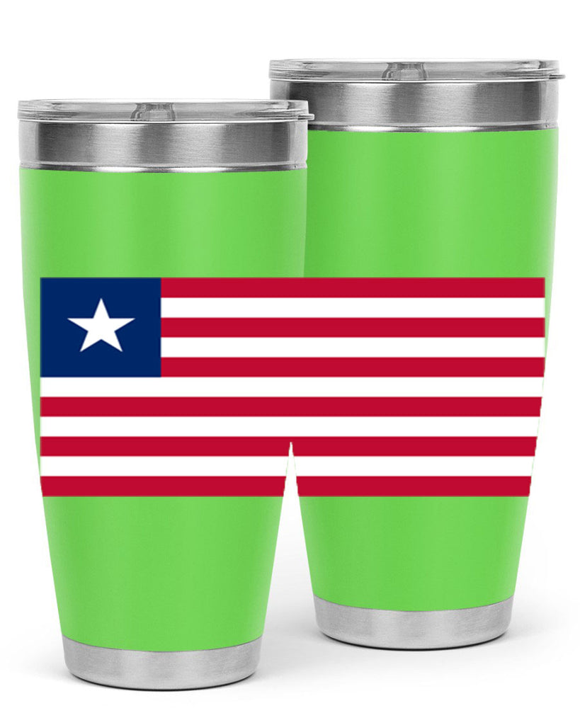 Liberia 101#- world flags- Tumbler