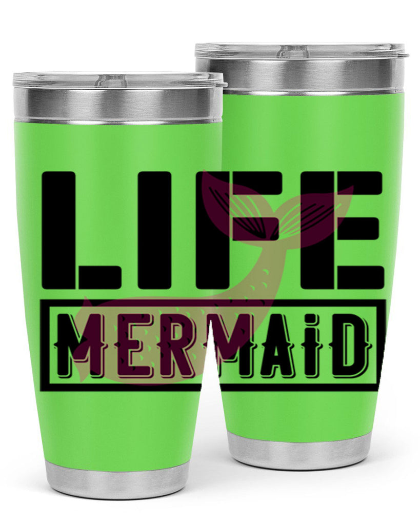 Life mermaid 303#- mermaid- Tumbler