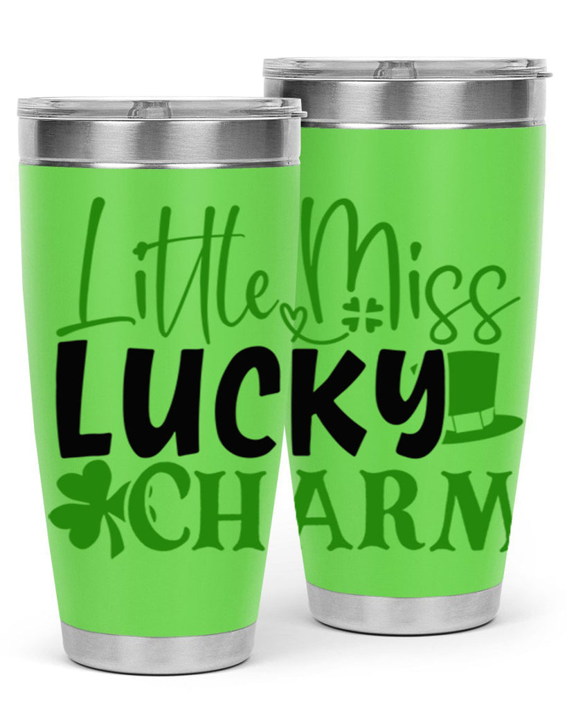 Little Miss Lucky Charm Style 154#- St Patricks Day- Tumbler