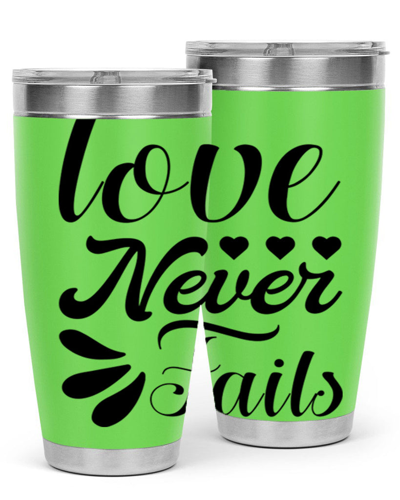 Love Never Fails 316#- winter- Tumbler