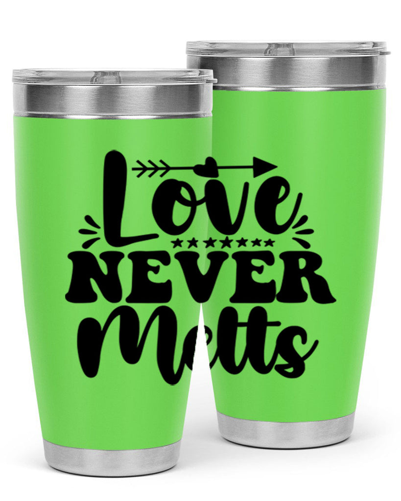 Love Never Melts 310#- winter- Tumbler