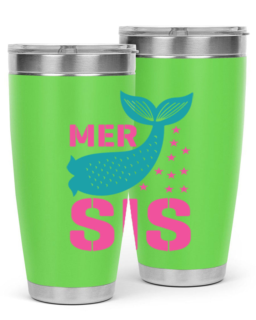 Mer Sis 345#- mermaid- Tumbler