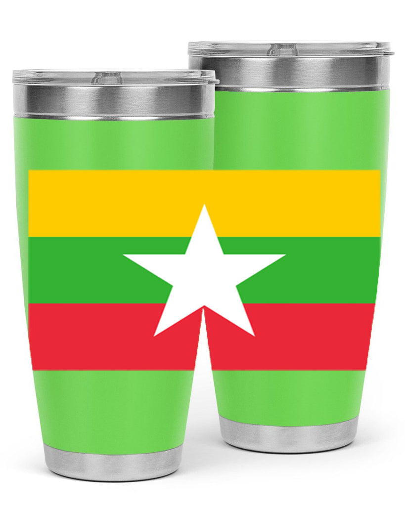 Myanmar 79#- world flags- Tumbler