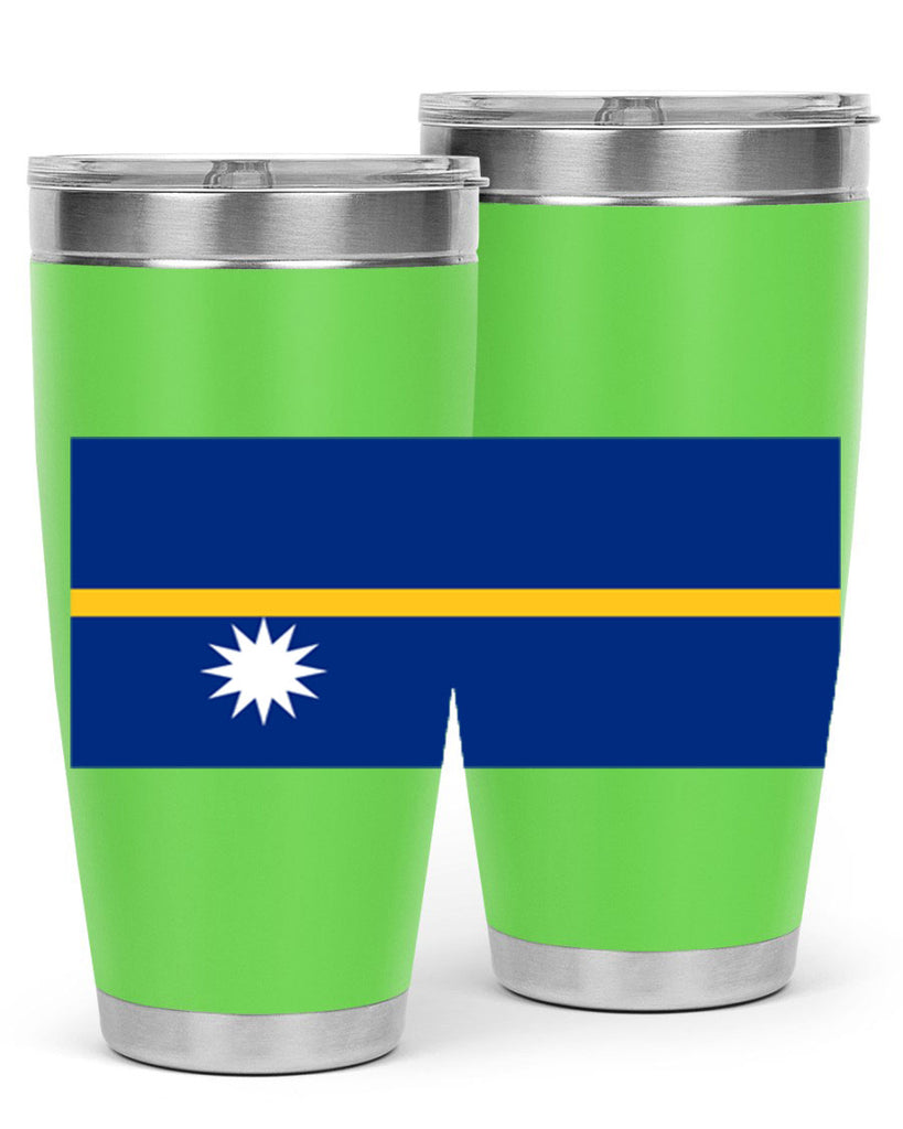 Nauru 77#- world flags- Tumbler