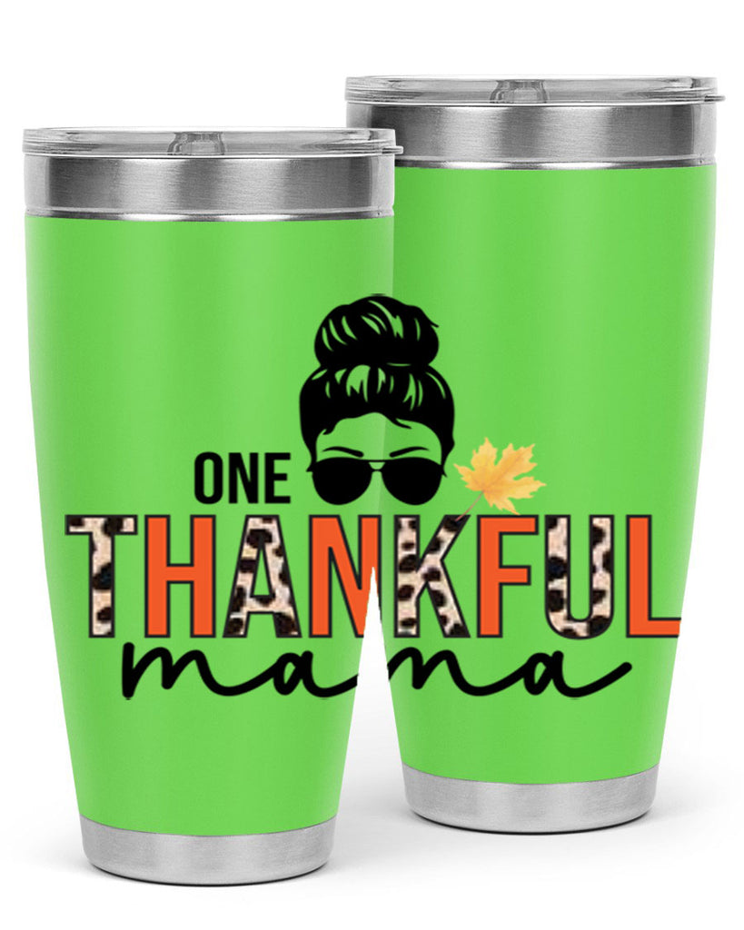 One thankful mama 463#- fall- Tumbler